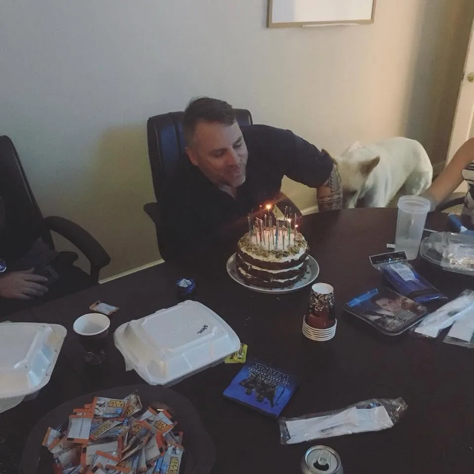 Chris’s Birthday at the Office