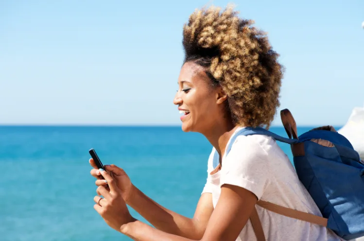 Woman on Phone