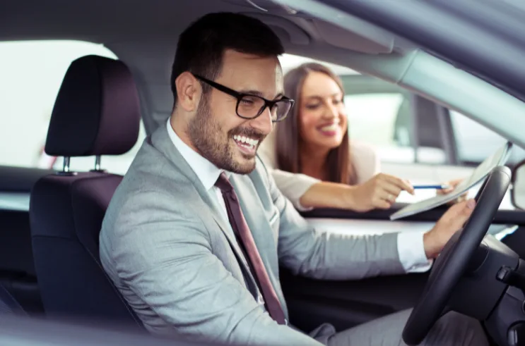 Man Buying a Used Car